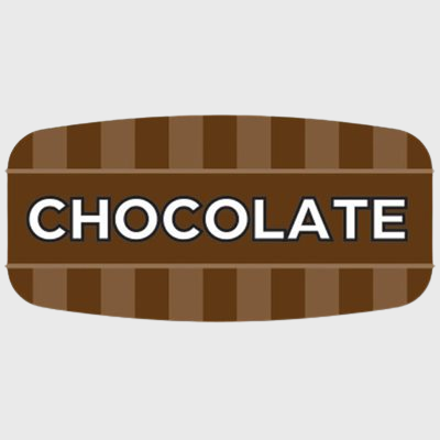 Mini Flavor Label Chocolate - 1,000/Roll