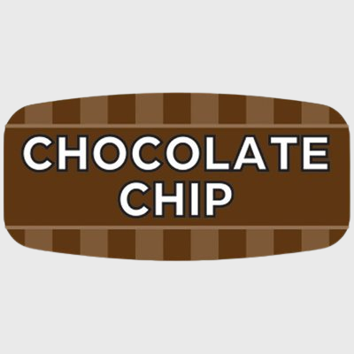Mini Flavor Label Chocolate Chip - 1,000/Roll
