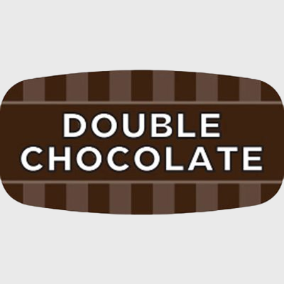 Mini Flavor Label Double Chocolate - 1,000/Roll