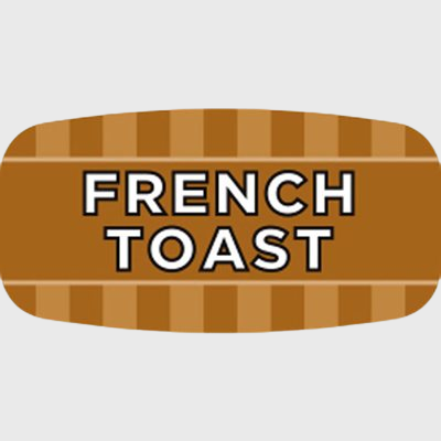 Mini Flavor Label French Toast - 1,000/Roll