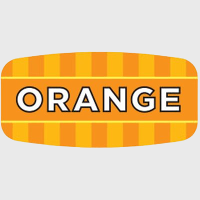 Mini Flavor Label Orange - 1,000/Roll