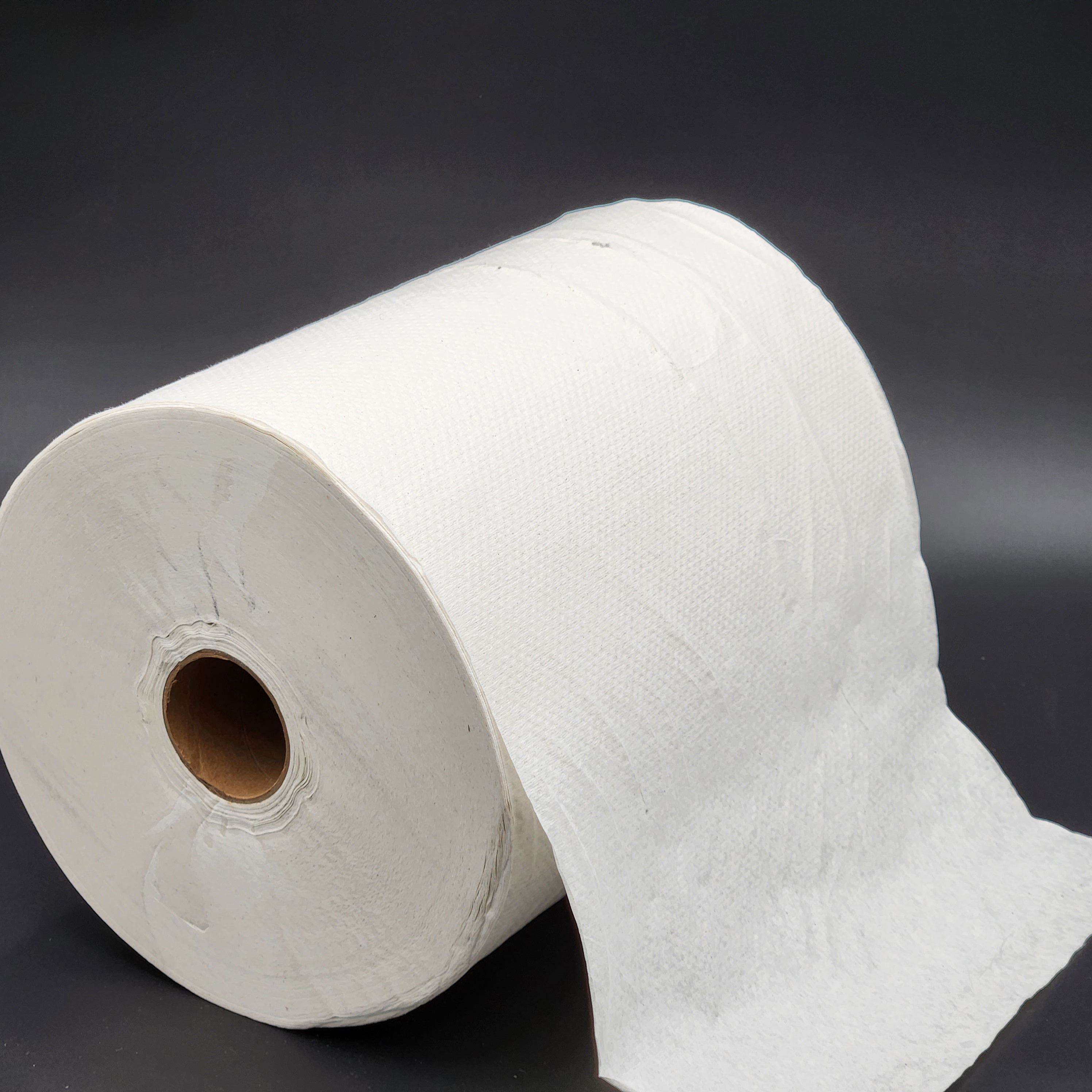 White Roll Towel Hardwound 7-7/8" X 800' - 6/Case