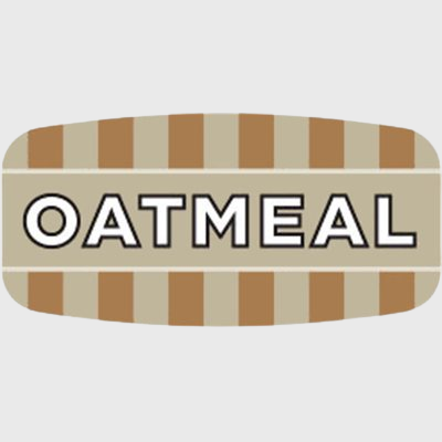 Mini Flavor Label Oatmeal - 1,000/Roll