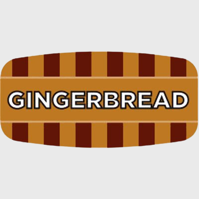 Mini Flavor Label Gingerbread - 1,000/Roll