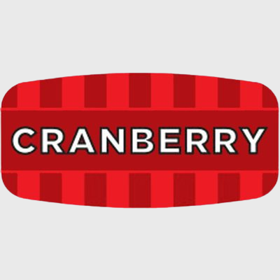 Mini Flavor Label Cranberry - 1,000/Roll
