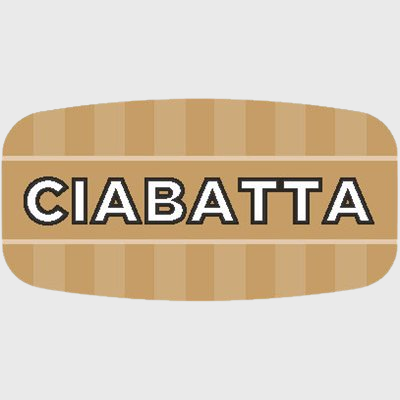 Mini Flavor Label Ciabatta - 1,000/Roll