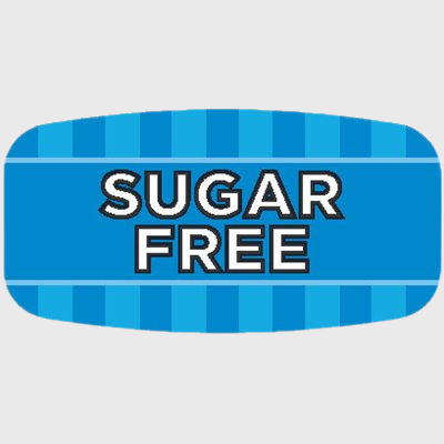 Mini Flavor Label Sugar Free - 1,000/Roll