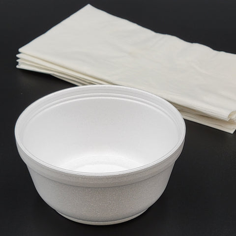 Dart Mfg. White Foam Bowl 12 oz. 12B32 - 1000/Case