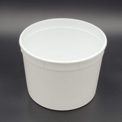 Berry Plastics Corp. White Plastic 128 oz. Container T801134 - 100/Case