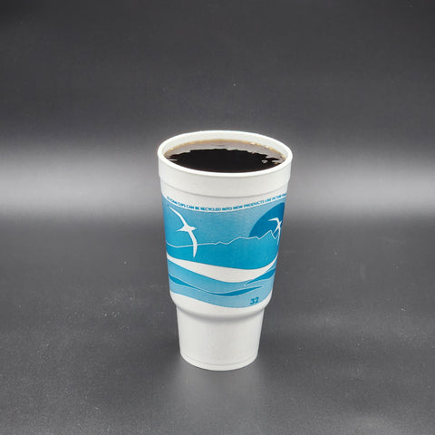 Dart Mfg. Foam Cup Horizon Print With Pedestal Foot 32 oz. 32AJ20H - 400/Case