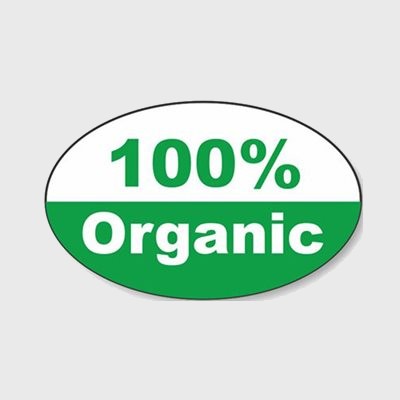 Dietary Label 100% Organic - 500/Roll
