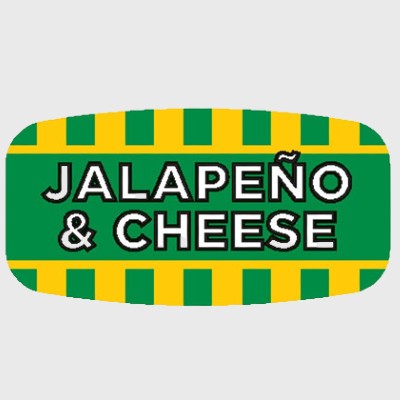 Mini Flavor Label Jalapeno & Cheese - 1,000/Roll
