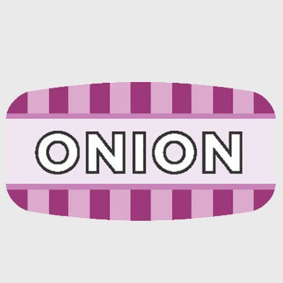 Mini Flavor Label Onion - 1,000/Roll