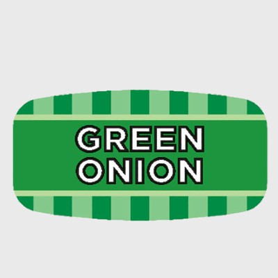 Mini Flavor Label Green Onion - 1,000/Roll