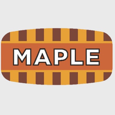 Mini Flavor Label Maple - 1,000/Roll