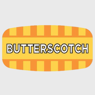 Mini Flavor Label Butterscotch - 1,000/Roll