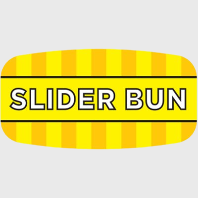 Mini Flavor Label Slider Bun - 1,000/Roll