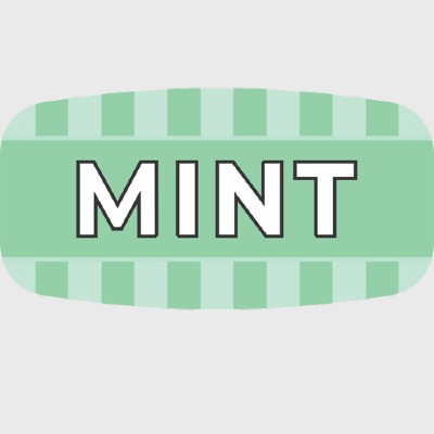 Mini Flavor Label Mint - 1,000/Roll