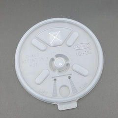 Dart Mfg. Lift N Lock Slot White Plastic Cup Lid 16FTLS - 1000/Case