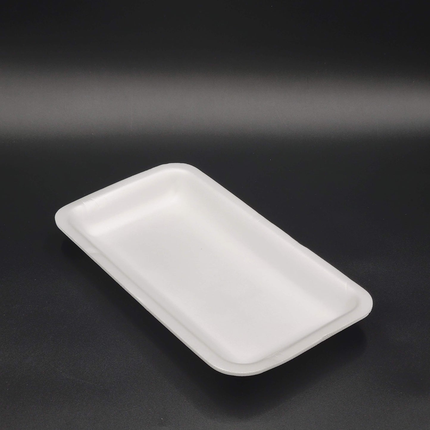 Foam Meat Tray (#10P) White 10-3/4" x 6" x 1-1/4" - 300/Case