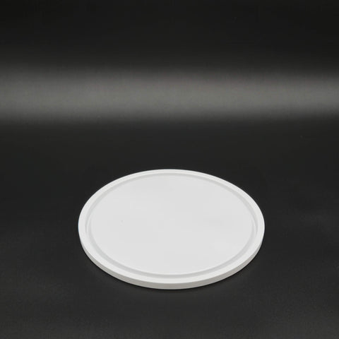 Berry Plastics Corp. White Plastic Double Seal Lid For 128 oz. Containers L801DS - 100/Case