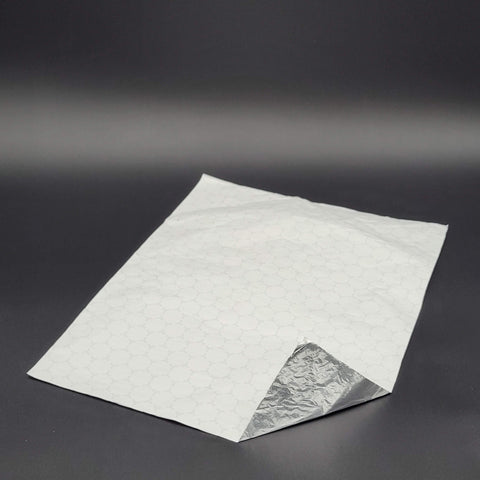 Silver Foil Laminated Honeycomb Design Sheets 14"W X 10-1/2"D - 2500/Case