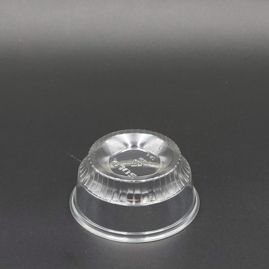 Solo Sundae Lid Clear Plastic 8 oz. SDL58 - 1000/Case