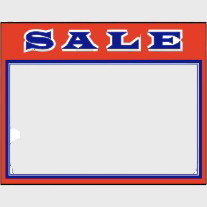 Sale Sign Card Labels - 100/Roll