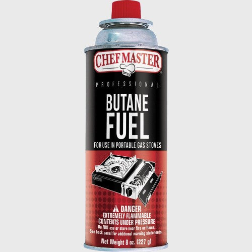 Chef-Master™ Butane Fuel 8 oz. Can - 12/Case