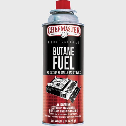Chef-Master™ Butane Fuel 8 oz. Can - 12 Per Case