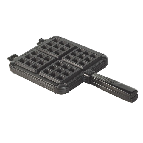 Nordic Ware Belgian Waffler 7.25" x 7.25" x 0.63" Black Cast Aluminum with Phenolic Handle