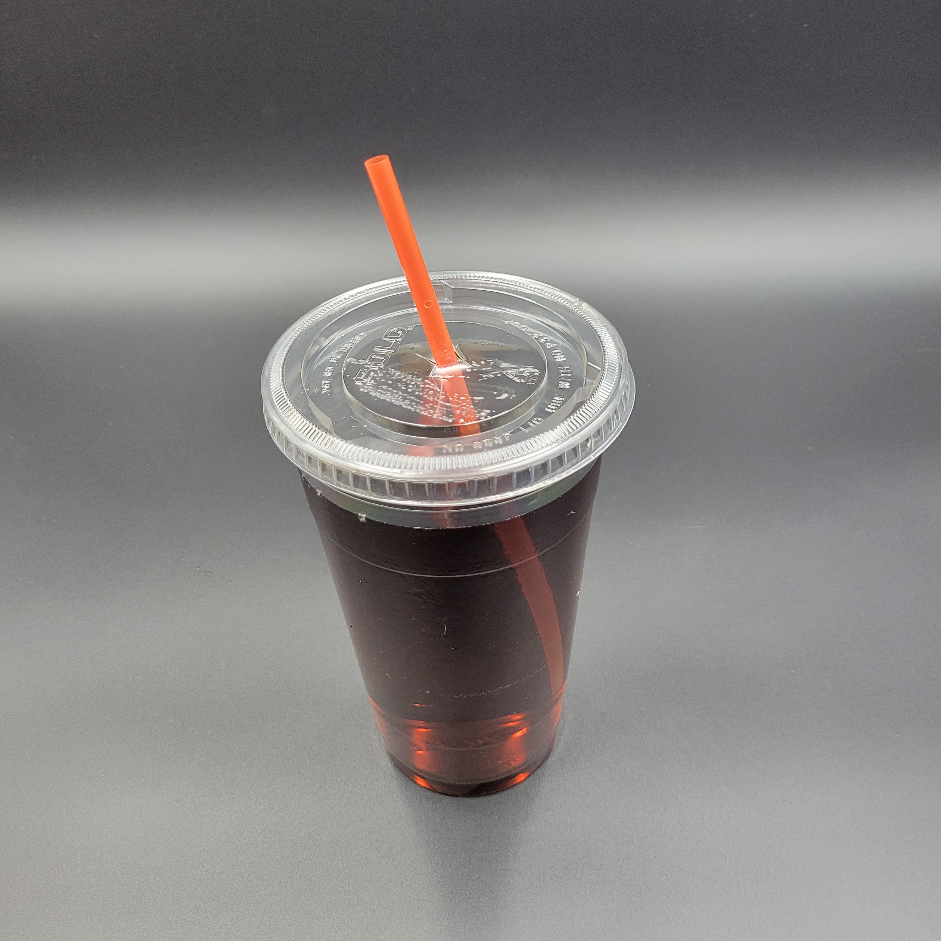 Solo Clear Lid With Straw Slot For 32 oz. Cup 636TS - 500/Case