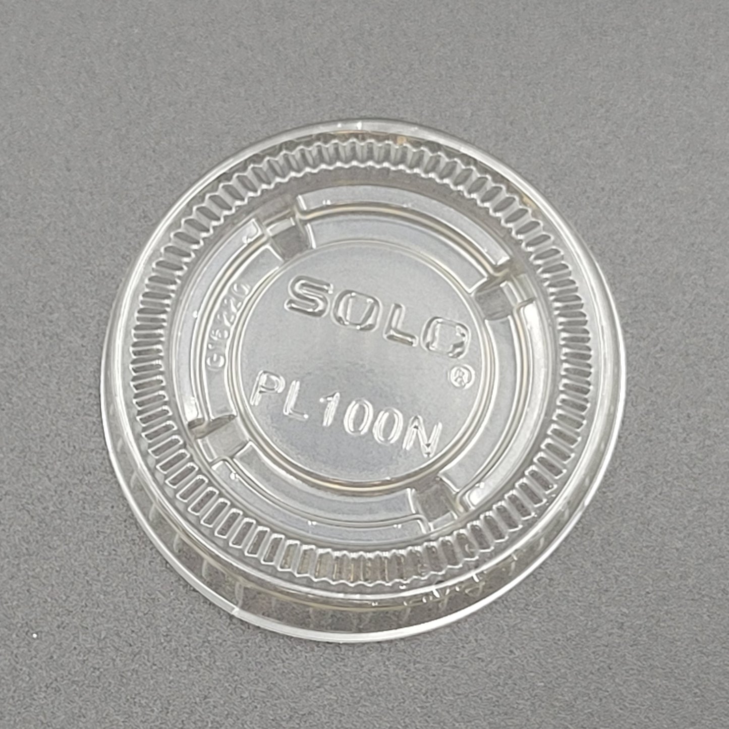 Dart Mfg. Clear Small Plastic Portion Cup Lid for 1 oz. Cups PL100N - 2500/Case