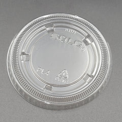 Dart Mfg. Clear Large Plastic Portion Cup Lid for 3.25 - 5 oz. Cups PL4N - 2500/Case