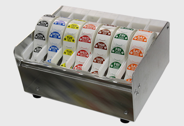 Aluminum Label Roll Dispenser -7 Rolls