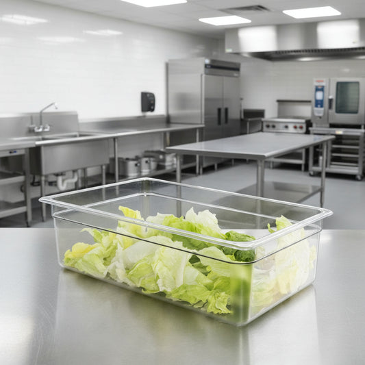 Camwear Polycarbonate Food Pan Full Size 6" D 16CW135