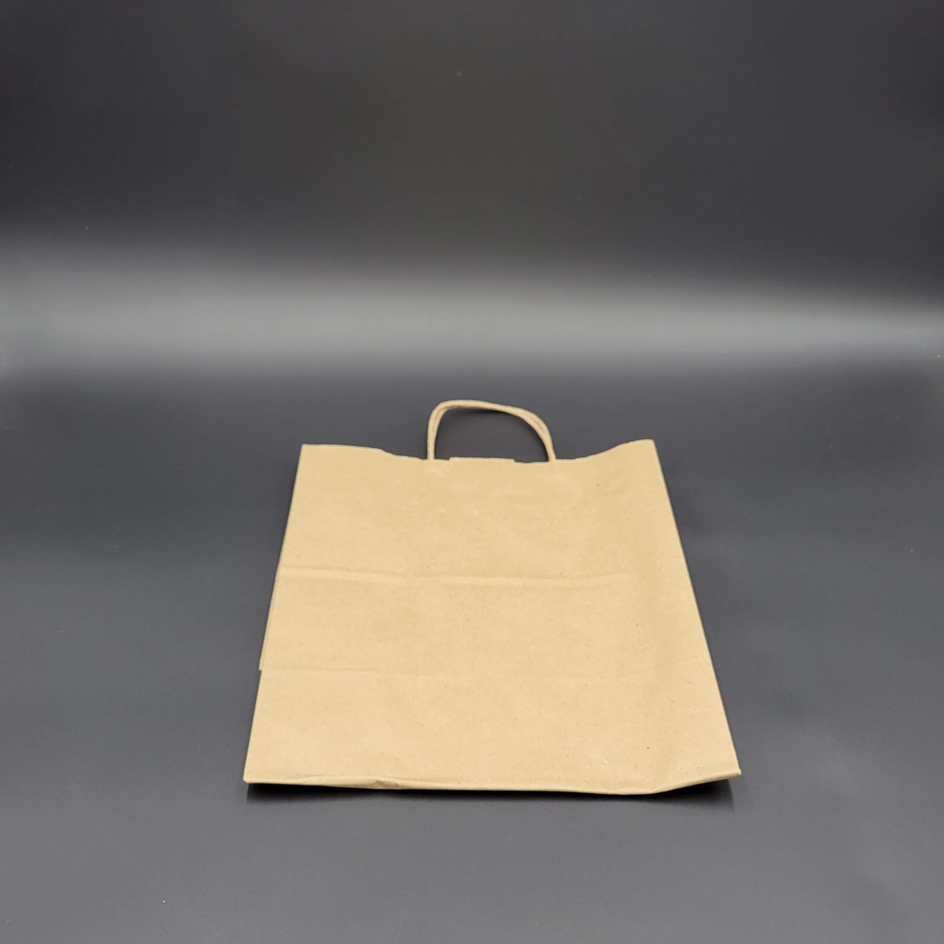 Bistro Twist Handle Bag Paper 10" x 6.75" x 12" - 250/Case