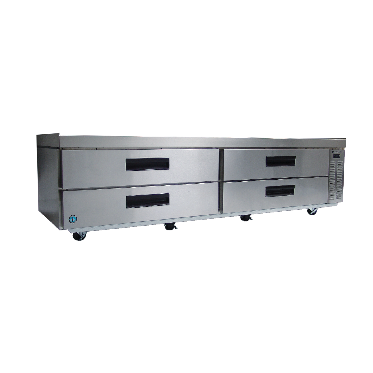 superior-equipment-supply - Hoshizaki - Hoshizaki Stainless Steel 98" Wide Equipment Stand With Refrigerator