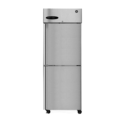 superior-equipment-supply - Hoshizaki - Hoshizaki Stainless Steel Two Solid Half Door One Section Reach-In Freezer