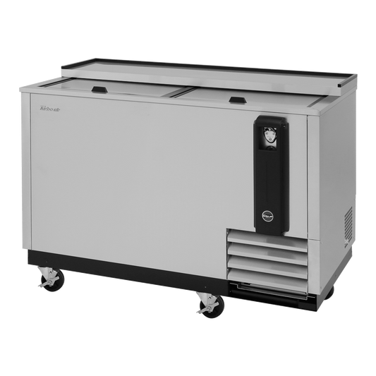 superior-equipment-supply - Turbo Air - Turbo Air Super Deluxe Stainless Steel Two Sliding Lid 50" Bottle Cooler