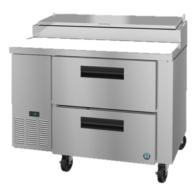 superior-equipment-supply - Hoshizaki - Hoshizaki Stainless Steel One Section Two Drawer  46" Pizza Prep Table