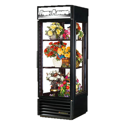 superior-equipment-supply - True Food Service Equipment - True One-Section Black Exterior Floral Merchandiser