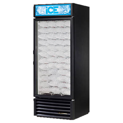 superior-equipment-supply - True Food Service Equipment - True Glass Door One Section Bagged Ice Merchandiser