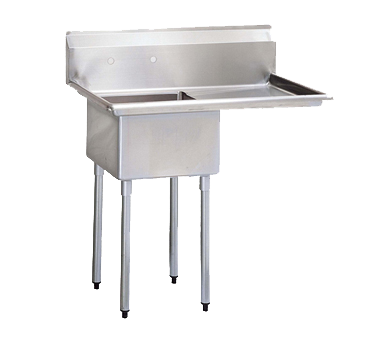 superior-equipment-supply - Turbo Air - Turbo Air Stainless Steel 18" Wide One Compartment Sink