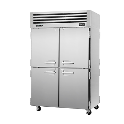 superior-equipment-supply - Turbo Air - Turbo Air Stainless Steel Two-Section 52" Wide Pass-Thru Refrigerator