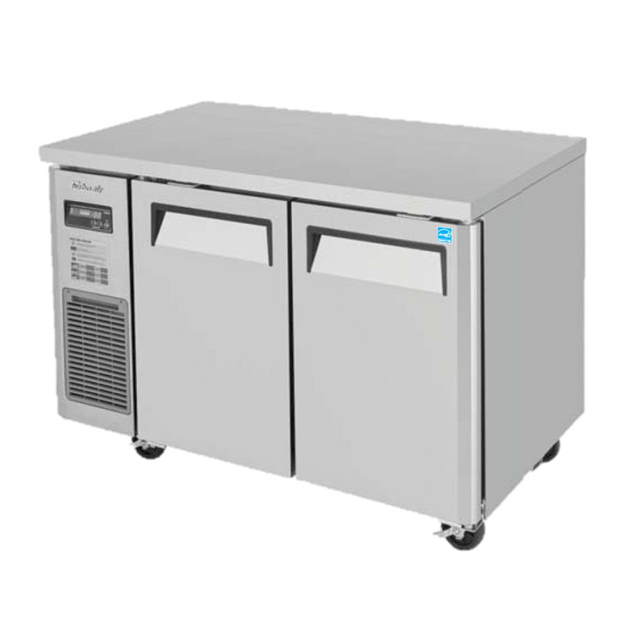 superior-equipment-supply - Turbo Air - Turbo Air Stainless Steel 47" Wide Two-Section Narrow Undercounter Refrigerator