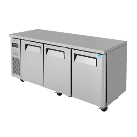 superior-equipment-supply - Turbo Air - Turbo Air Stainless Steel 71" Wide Three-Section Narrow Undercounter Refrigerator