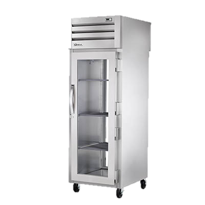 superior-equipment-supply - True Food Service Equipment - True Stainless Steel One-Section One Glass Door Pass-Thru Refrigerator