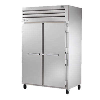 superior-equipment-supply - True Food Service Equipment - True Stainless Steel Two-Section Two Solid Door Reach-In Freezer