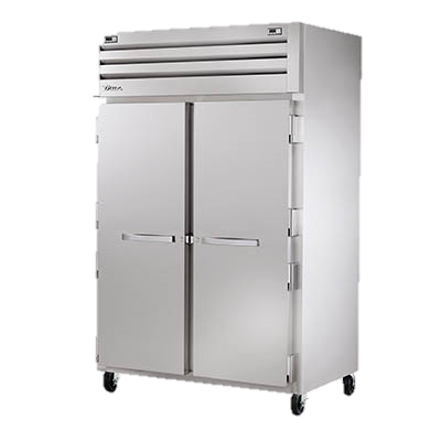 superior-equipment-supply - True Food Service Equipment - True Stainless Steel Two-Section Two Door Reach-In Refrigerator/Freezer